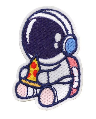 Термоаппликация 'Космонавт с пиццей', 6*4см, Hobby&Pro арт. АРС-58725-1-АРС0001287120