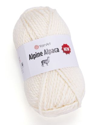 Пряжа YarnArt 'Alpine Alpaca New' 150гр 120м (20% альпака, 20% шерсть, 60% акрил) (1433 молочный) арт. АРС-58788-1-АРС0001290408