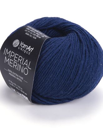 Пряжа YarnArt 'Imperial Merino' 50гр 100м (100% тонкая мериносовая шерсть) (3343 темно-синий) арт. АРС-58811-1-АРС0001290455