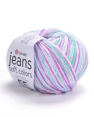 Пряжа YarnArt 'Jeans Soft Colors' 50гр 160м (55% хлопок, 45% акрил) (6202 секционный) арт. АРС-58814-1-АРС0001290458