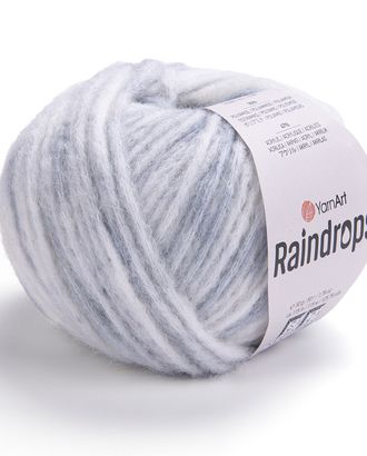 Пряжа YarnArt 'Raindrops' 50гр 115м (18% шерсть, 35% полиамид, 47% акрил) (2906 серый меланж) арт. АРС-58232-1-АРС0001290469