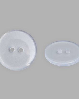 Пуговица супатная 36L (23мм) 2 прокола, пластик (clear (прозрачный)) арт. АРС-58329-1-АРС0001291595