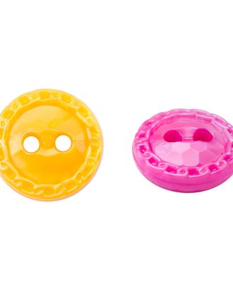 Пуговицы пластиковые 'Цветное ассорти', диаметр 11,5 мм, 6 цветов, набор 52 шт арт. АРС-60021-1-АРС0001293776