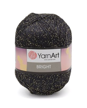 Пряжа YarnArt 'Bright' 90гр 340м (80% полиамид, 20% металлик) (105 черный-золото) арт. АРС-50117-1-АРС0000820858