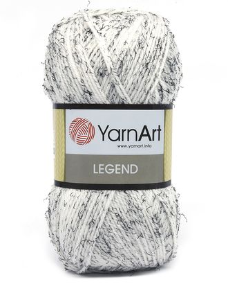 Пряжа YarnArt 'Legend' 100гр 300м (25% шерсть, 65% акрил, 10% вискоза) (8821 белый) арт. АРС-51817-1-АРС0000852838