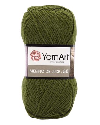 Пряжа YarnArt 'Merino de Lux' 100гр 280м (50% шерсть, 50% акрил) (530 темно-оливковый) арт. АРС-50566-1-АРС0000852889