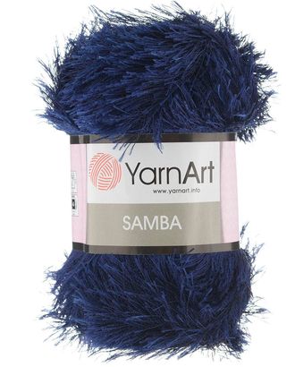 Пряжа YarnArt 'Samba' травка 100гр 150м (100% полиэстер) (03 т.синий) арт. АРС-51818-1-АРС0000852969