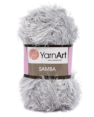 Пряжа YarnArt 'Samba' травка 100гр 150м (100% полиэстер) (10 светло-серый) арт. АРС-54148-1-АРС0000852974