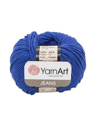 Пряжа YarnArt 'Jeans' 50гр 160м (55% хлопок, 45% полиакрил) (47 василек) арт. АРС-44766-1-АРС0000914943