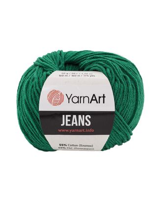 Пряжа YarnArt 'Jeans' 50гр 160м (55% хлопок, 45% полиакрил) (52 зеленый) арт. АРС-54150-1-АРС0000914945