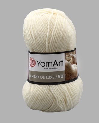 Пряжа YarnArt 'Merino de Lux' 100гр 280м (50% шерсть, 50% акрил) (502 молочный) арт. АРС-50799-1-АРС0000915129