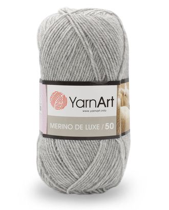 Пряжа YarnArt 'Merino de Lux' 100гр 280м (50% шерсть, 50% акрил) (0282 серый) арт. АРС-50800-1-АРС0000915133