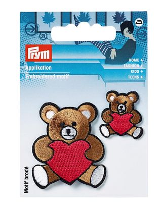 925260 Аппликация Медвежонок с сердечком, большой и малый Prym арт. АРС-37412-1-АРС0000918143