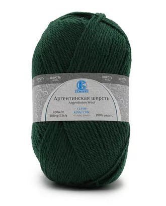Купить Пряжа Камтекс 'Аргентинская шерсть' (100%шерсть) (110 т.зеленый) арт. АРС-44793-1-АРС0000939543 оптом в Казахстане