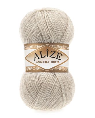 Пряжа ALIZE 'Angora Gold' 100гр. 550м (80%акр, 20%шерсть) ТУ (152 бежевый меланж) арт. АРС-51610-1-АРС0000984033