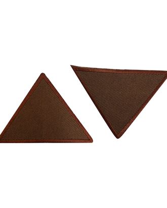 925469 Термоаппликация Треугольники, большие, коричневый цв. Prym арт. АРС-35-1-АРС0001004855