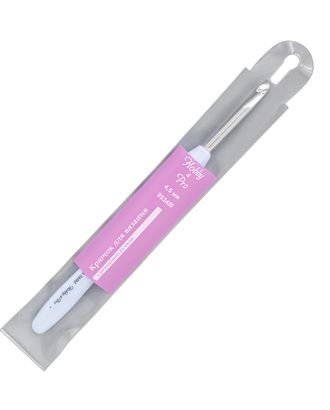 953450 Крючок для вязания с резиновой ручкой, 4,5 мм, Hobby&Pro арт. АРС-1884-1-АРС0001040926
