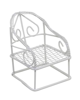 K9013 Металлическое мини-кресло, 5*6*8 см арт. АРС-2895-1-АРС0001060260