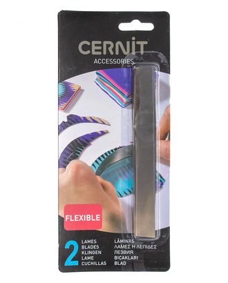 CE909 Лезвия для пластики гибкие (металл), 2 шт. Cernit арт. АРС-5154-1-АРС0001101272
