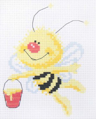 214 Набор для вышивания Hobby & Pro Kids 'Пчелка' 19*19см арт. АРС-6514-1-АРС0001119951