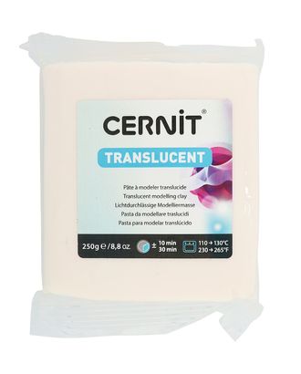 CE0920250 Пластика полимерная запекаемая 'Cernit 'TRANSLUCENT' прозрачный 250 гр. (005 белый) арт. АРС-7017-1-АРС0001129376