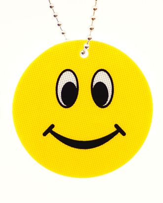 Световозвращатель подвеска пластик 'Смайл улыбка' арт. АРС-7568-1-АРС0001138361