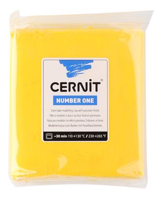 CE090025 Пластика полимерная запекаемая 'Cernit № 1' 250гр. (700 желтый) арт. АРС-7704-1-АРС0001140385