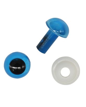 Глазки пластиковые с фиксатором 6мм, 24шт/упак (голубой) арт. АРС-7917-1-АРС0001144826