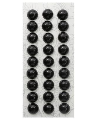 Декоративные наклейки 'Жемчуг', 10 мм, 'Астра' (Z25 черный) арт. АРС-8630-1-АРС0001154071