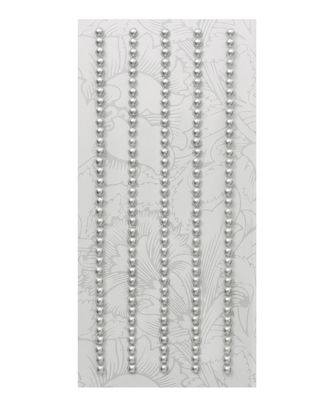 Декоративные наклейки 'Жемчуг', 3 мм, 'Астра' (Z57 серебро) арт. АРС-8638-1-АРС0001154087