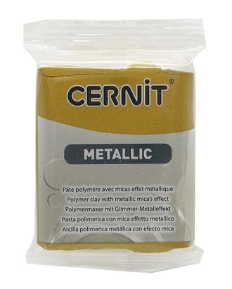 CE0870056 Пластика полимерная запекаемая 'Cernit METALLIC' 56 гр. (055 античное золото) арт. АРС-9643-1-АРС0001169387