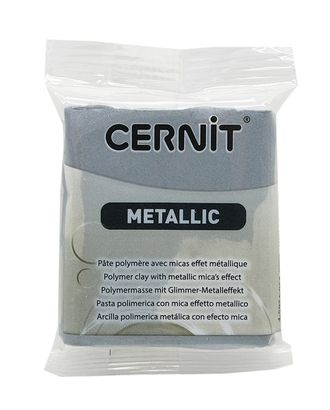 CE0870056 Пластика полимерная запекаемая 'Cernit METALLIC' 56 гр. (080 серебро) арт. АРС-9646-1-АРС0001169391