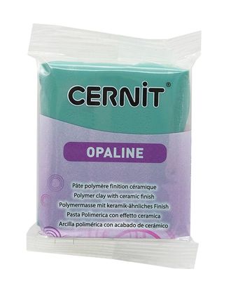 CE0880056 Пластика полимерная запекаемая 'Cernit OPALINE' 56 гр. (637 селадоновый зеленый) арт. АРС-9656-1-АРС0001169401