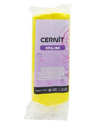 CE0880500 Пластика полимерная запекаемая 'Cernit OPALINE' 500 гр. (717 желтый) арт. АРС-9788-1-АРС0001170267