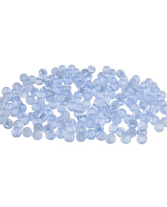 Бусины полупрозрачные 2004 пластик, 4мм, 20гр (600+/- 20шт) Астра (002 голубой) арт. АРС-12630-1-АРС0001200551