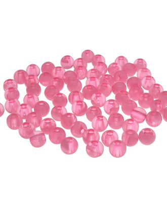 Бусины полупрозрачные 2006 пластик, 6мм, 20гр (170+/-10шт) Астра (022 розовый) арт. АРС-12643-1-АРС0001200564