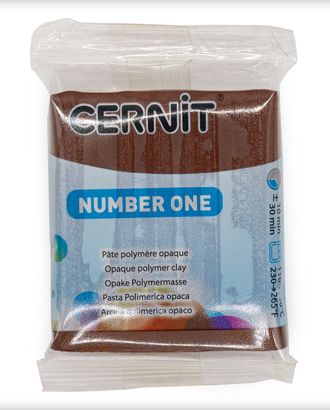 CE0900056 Пластика полимерная запекаемая 'Cernit № 1' 56-62 гр. (800 коричневый) арт. АРС-17050-1-АРС0000812099