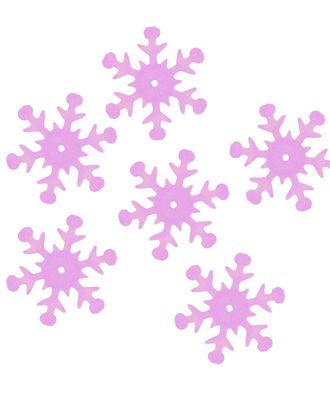 Пайетки 'снежинки' 13мм, 'Астра' 10г (119 розовый прозрачный с эффектом AB) арт. АРС-23201-1-АРС0001215628