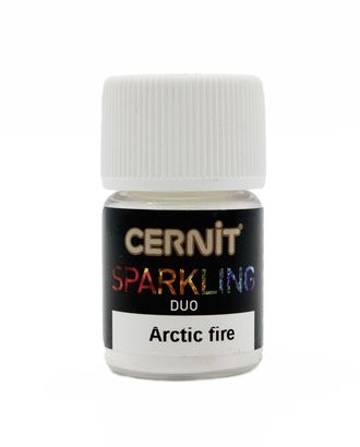 CE6130002 Мика-порошок (слюда) Duo/двойной эффект 'SPARKLING POWDER' 2гр. Cernit (004 arctic fire/арктический огонь) арт. АРС-30516-1-АРС0001169423