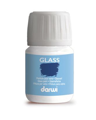 DA0700030 Акриловая краска для стекла GLASS, 30 мл, Darwi (010 белый) арт. АРС-31987-1-АРС0001207036