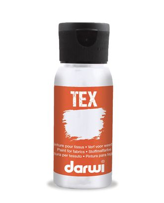 DA0100050 Краска для ткани Darwi TEX, 50 мл (007 белый укрывистый) арт. АРС-32000-1-АРС0001239680