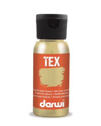DA0100050 Краска для ткани Darwi TEX, 50 мл (050 золото) арт. АРС-32002-1-АРС0001239682