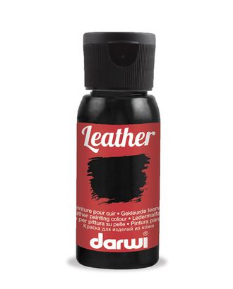 DA0420050 Краска для кожи Darwi LEATHER, 50мл (100 черный) арт. АРС-32063-1-АРС0001240216