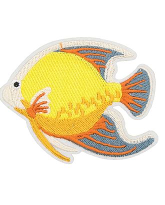 Термоаппликация 'Морская рыбка', желтая, 7.4*9.2см, Hobby&Pro арт. АРС-34574-1-АРС0001244726