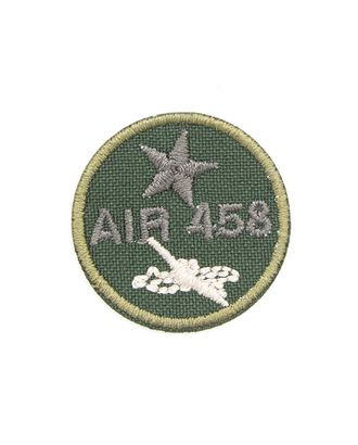 Термоаппликация 'Воздушные войска', черный, 3*3см, Hobby&Pro арт. АРС-34749-1-АРС0001237530
