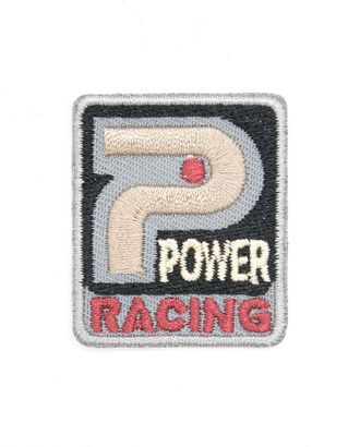 Термоаппликация 'Эмблема 'Power Racing', 3.3*4см, Hobby&Pro арт. АРС-34771-1-АРС0001237552