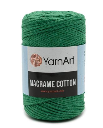 Пряжа YarnArt 'Macrame Cotton' 250гр 225м (80% хлопок, 20% полиэстер) (759 изумрудный) арт. АРС-44113-1-АРС0001233653