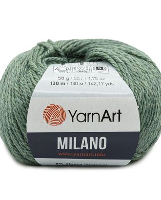 Пряжа YarnArt 'Milano' 50гр 130м (8% альпака, 20% шерсть, 8% вискоза, 64% акрил) (875 зеленый) арт. АРС-44122-1-АРС0001233732
