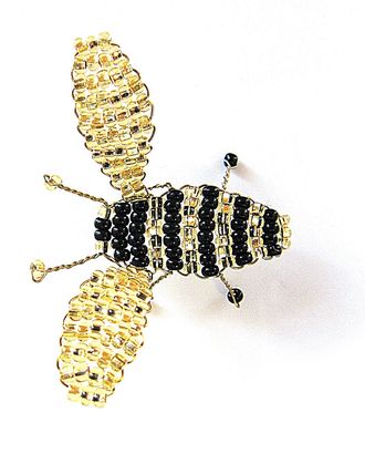 Б026 Набор для бисероплетения Риолис 'Пчела', 3*4 см арт. АРС-44627-1-АРС0000814405
