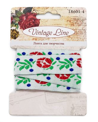 18601-4 Лента декоративная для творчества, 20 мм x 1 м, Vintage Line арт. АРС-45514-1-АРС0001044323